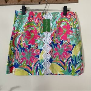 Lilly Pulitzer 🎀 NWT Rhea Lace Skort in Mini Casa Banana 🍌